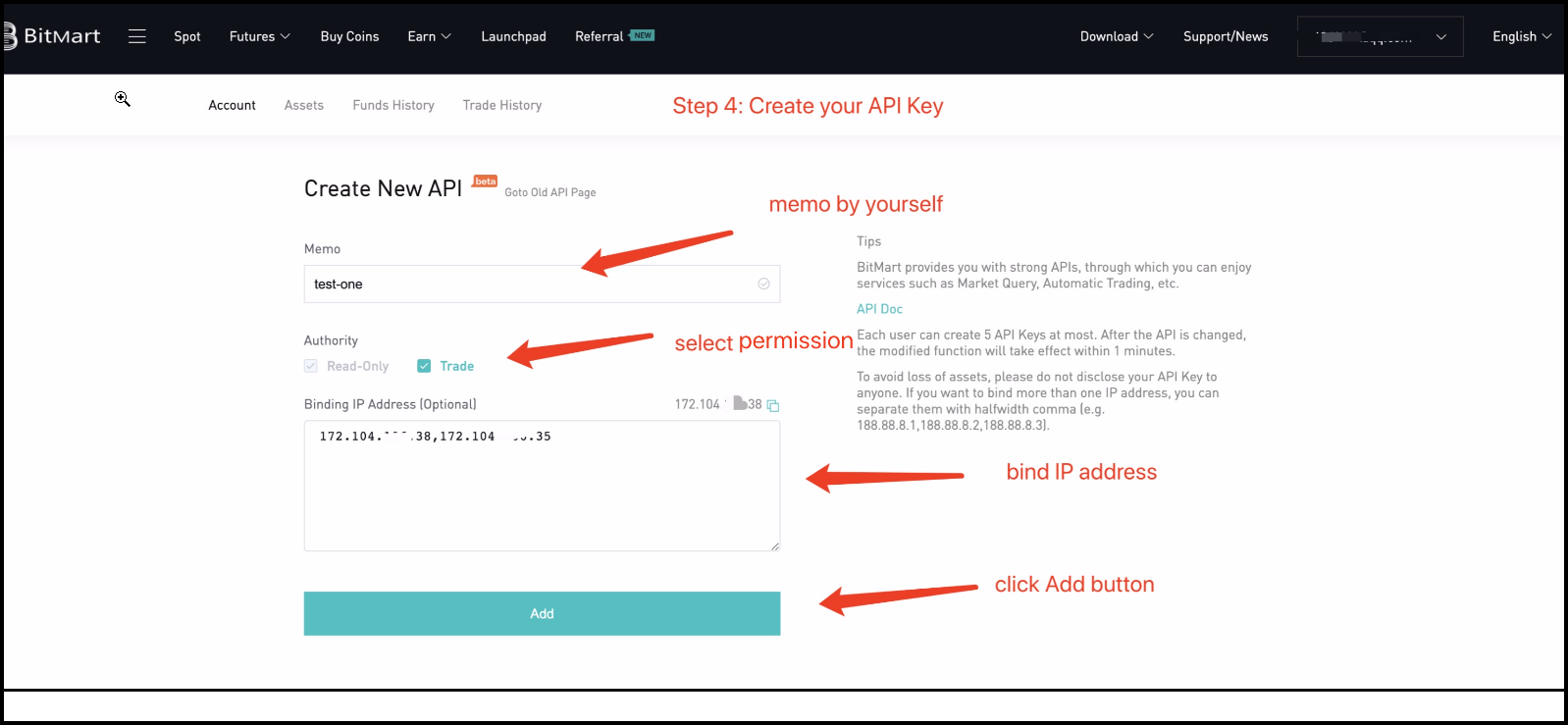 API